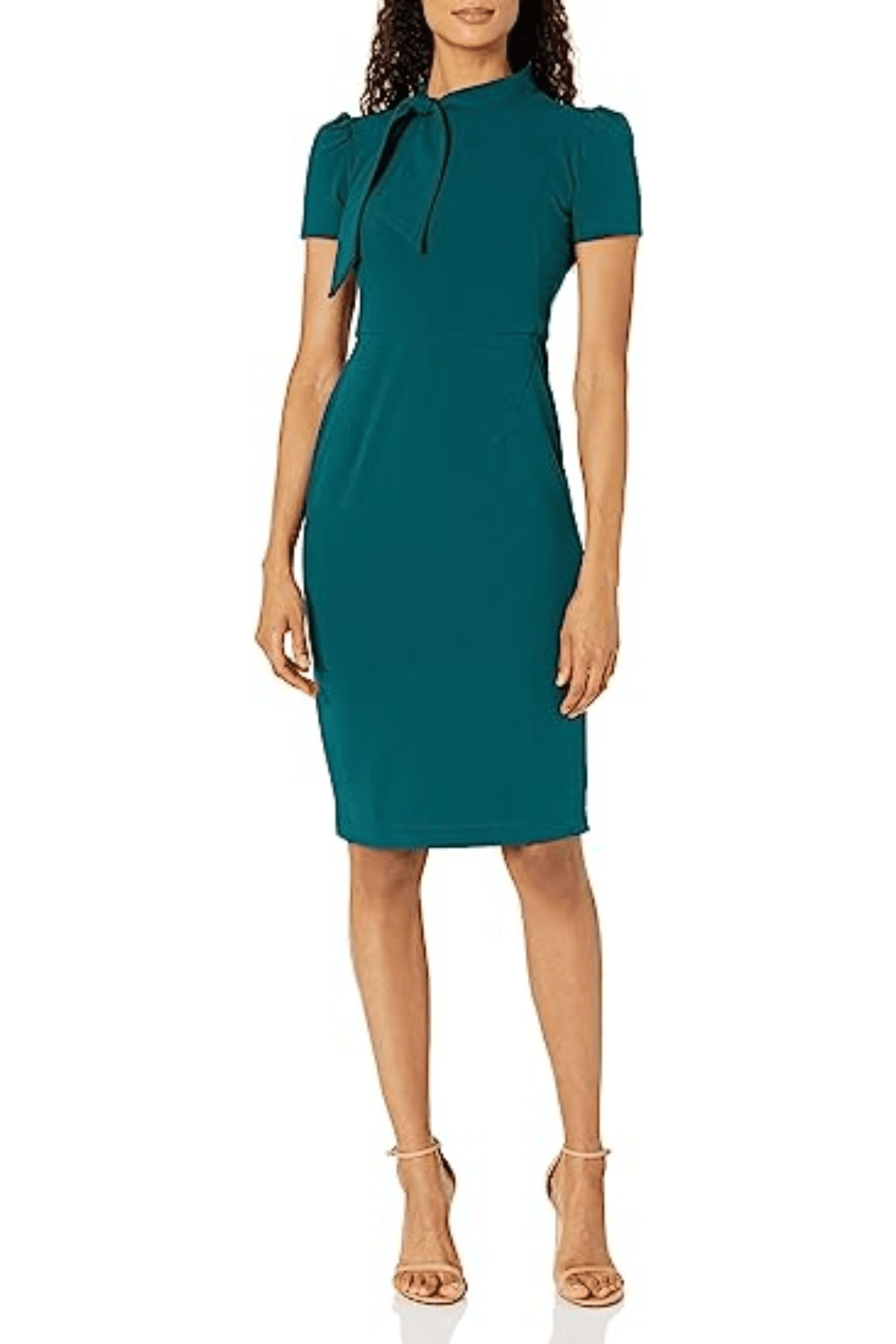 Maggy London G3779M - Tie Neck Sheath Dress Special Occasion Dresses