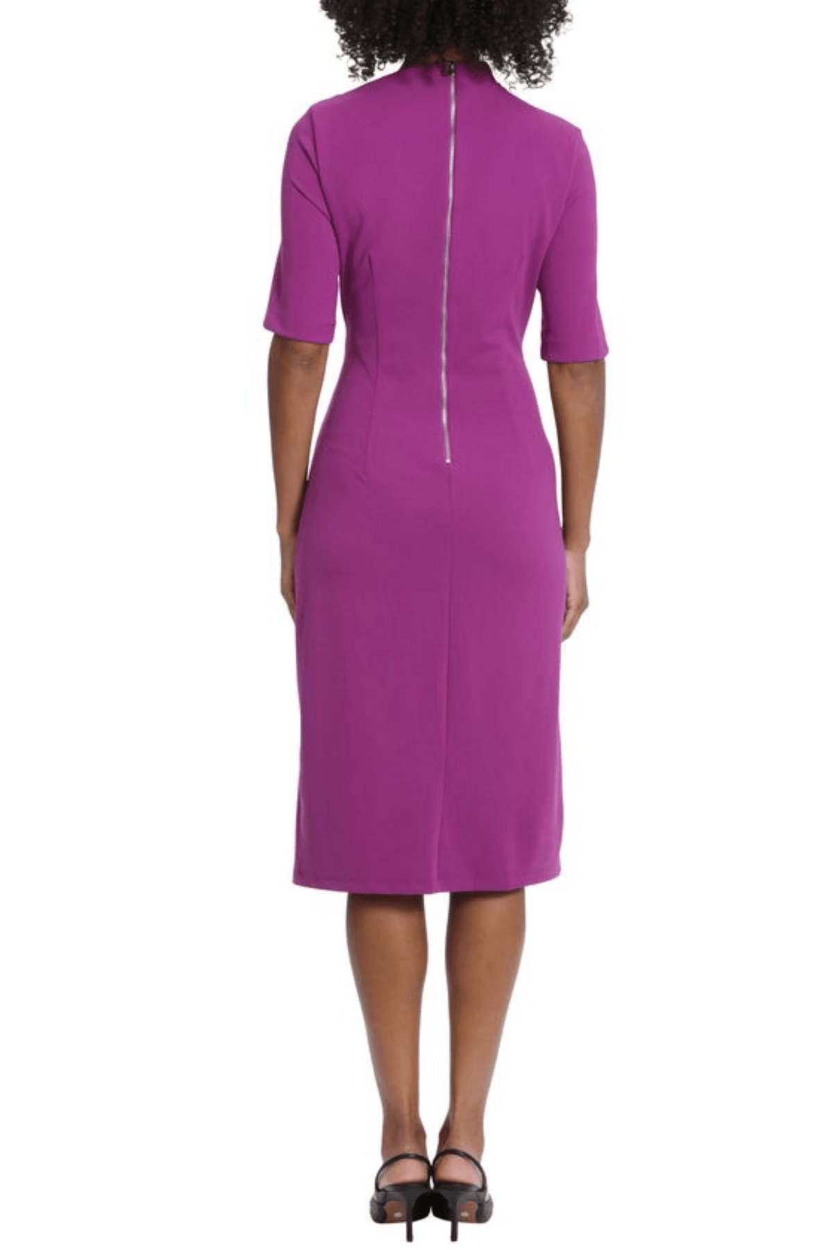 maggy london asymmetrical sheath dress Sara Midi Sheath Dress