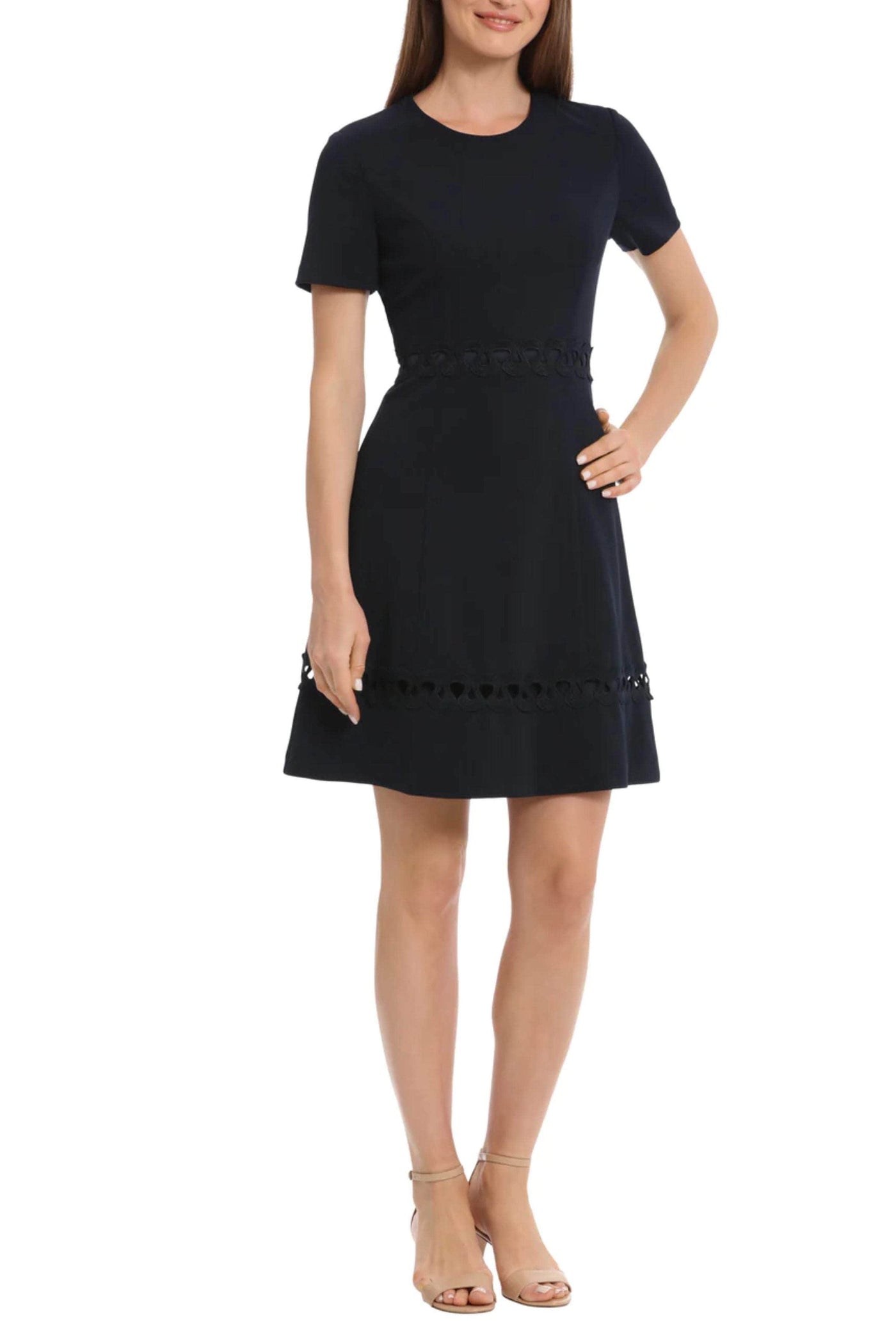 Maggy London G5714M - Short Sleeve A-Line Cocktail Dress Special Occasion Dresses