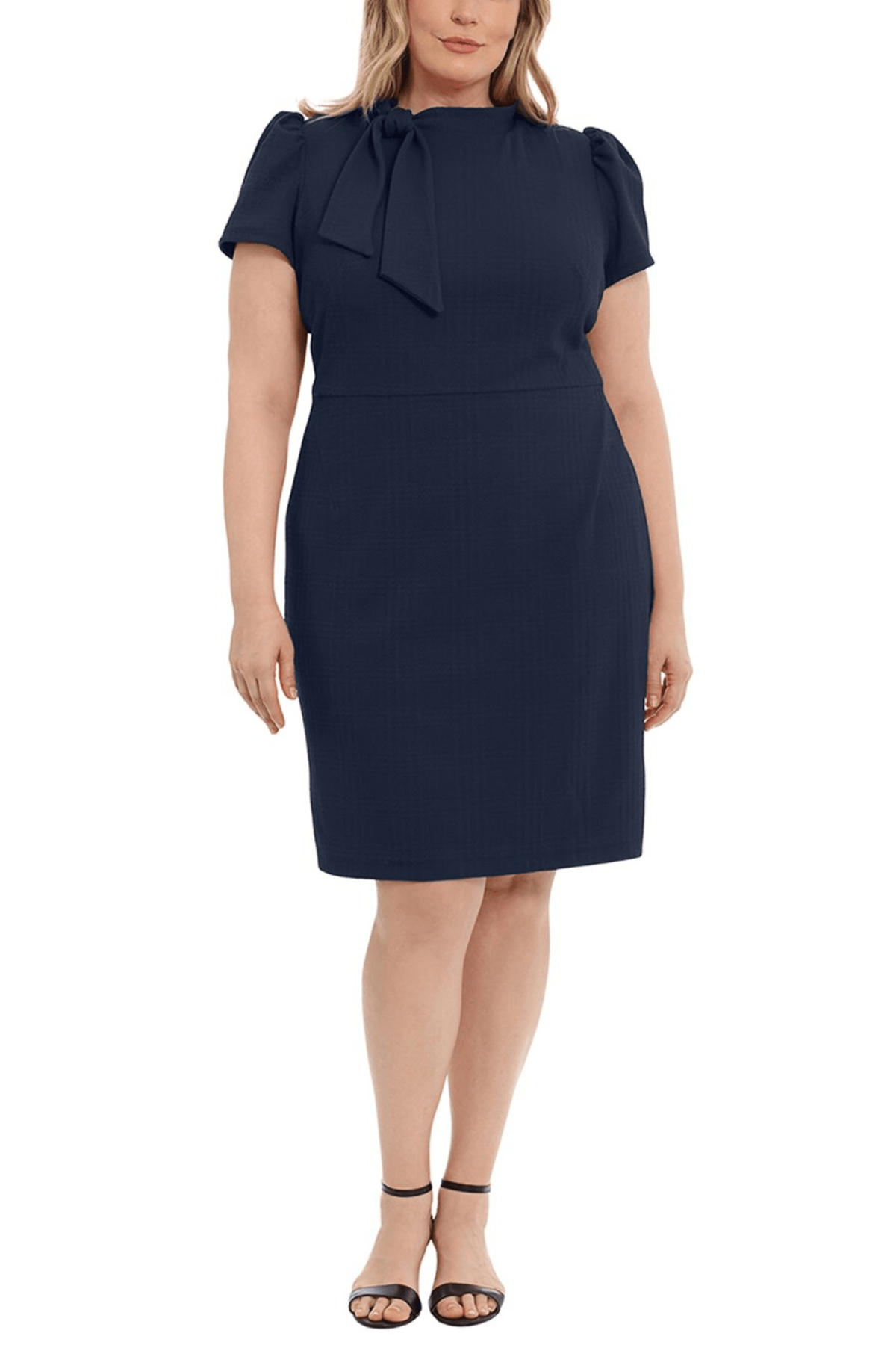 Maggy London Neck Tie Sheath Dress, Size 14W - Navy at Nordstrom Rack Maggy London Neck Tie Sheath Dress, Size 14W - Navy at Nordstrom Rack