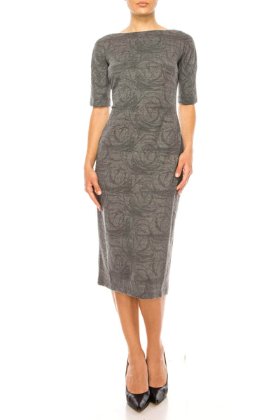 Maggy London GT158M - Fitted Jacquard Dress Special Occasion Dresses