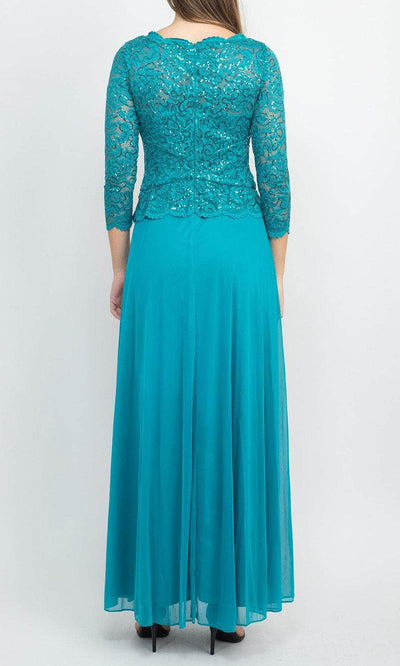 Marina 267240 - Bateau Sequin Lace Formal Dress Special Occasion Dress