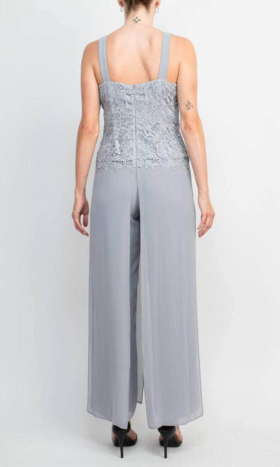 Marina 267445 - Sweetheart Lace Sleeveless Jumpsuit Formal Pantsuits