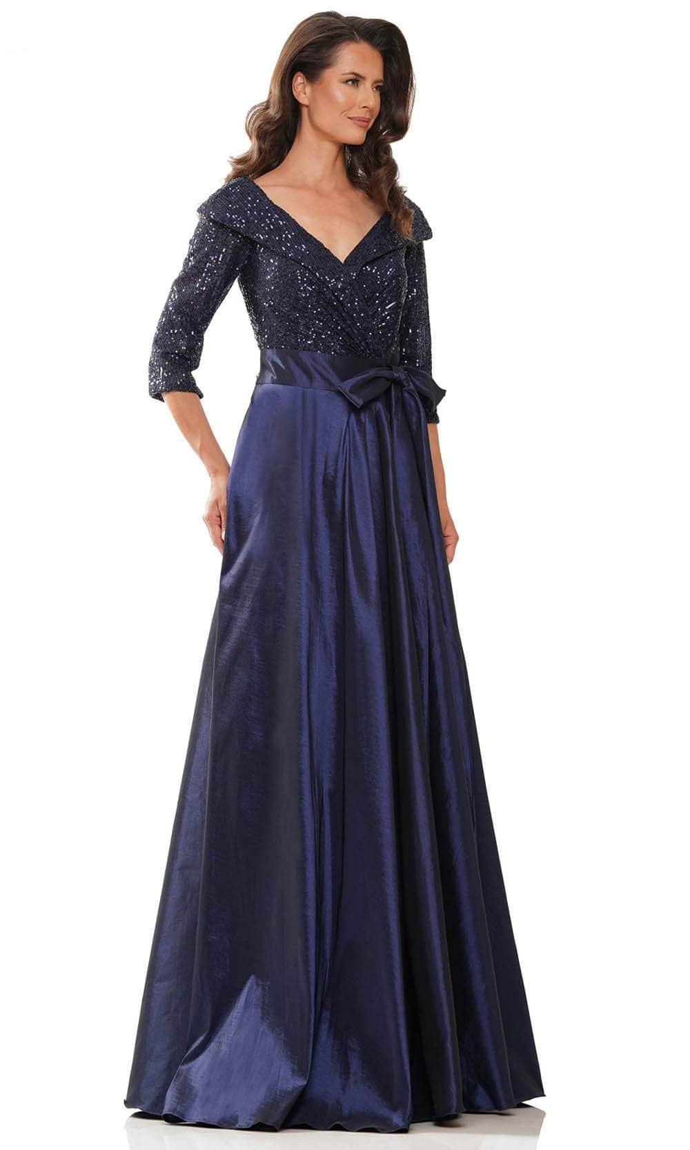 Marsoni by Colors M317 - A-Line Gown 6 / Navy