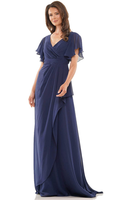 Marsoni by Colors M320 - Short Flutter Sleeve V-Neck Evening Dress Special Occasion Dresses