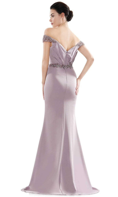 Marsoni by Colors - MV1101 Jeweled Cap Sleeve Mermaid Gown Mother of the Bride Dresses