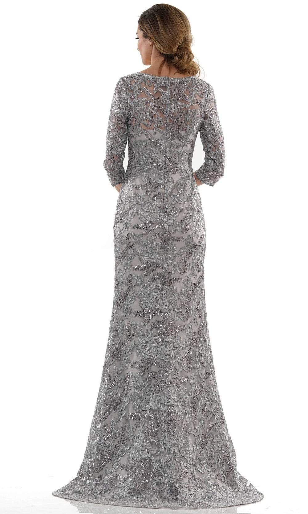 Marsoni by Colors - MV1119 Sequin and Embroidered Sheath Dress Mother of the Bride Dresses