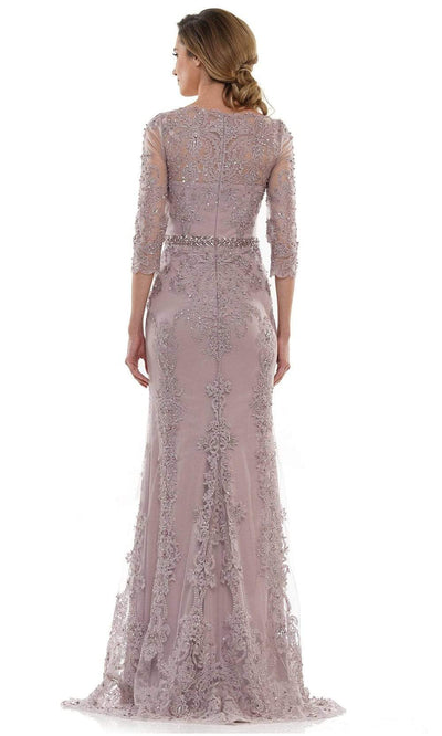 Marsoni by Colors - MV1123 Modest Beaded Sheath Dress Mother of the Bride Dresses