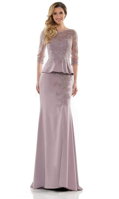 Marsoni by Colors - MV1124 Embroidered Two Piece Set Formal Dress Mother of the Bride Dresses 4 / Dusty Rose