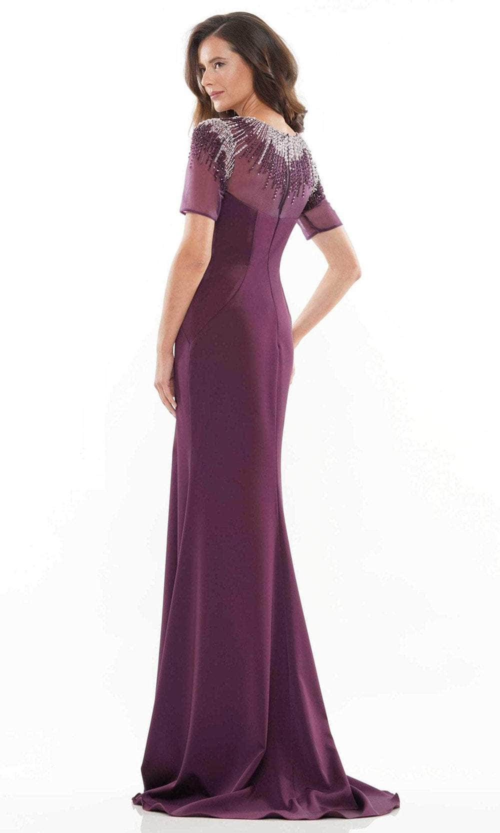 Marsoni by Colors MV1154 - Beaded Illusion Jewel Evening Gown Special Occasion Dress