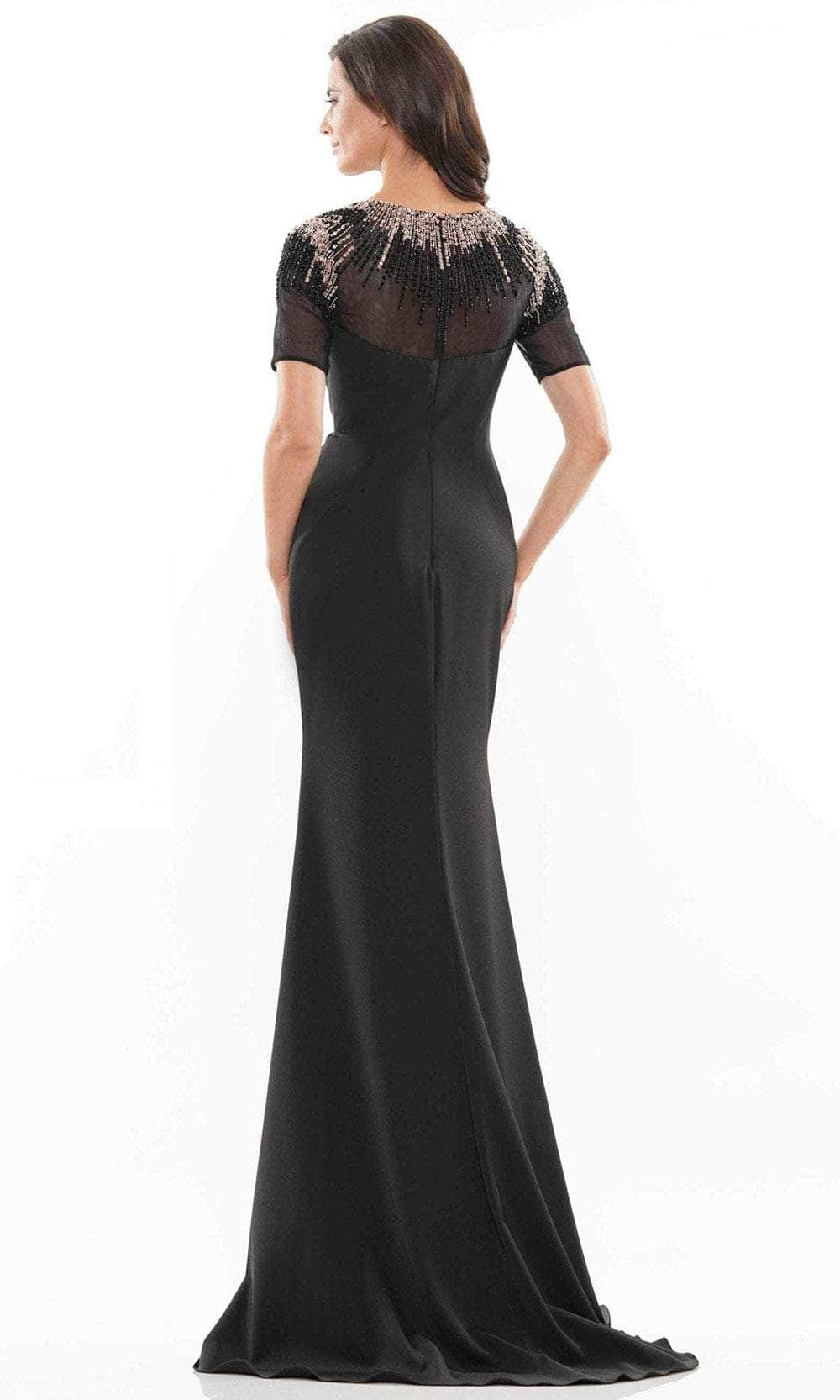 Marsoni by Colors MV1154 - Beaded Illusion Jewel Evening Gown Special Occasion Dress