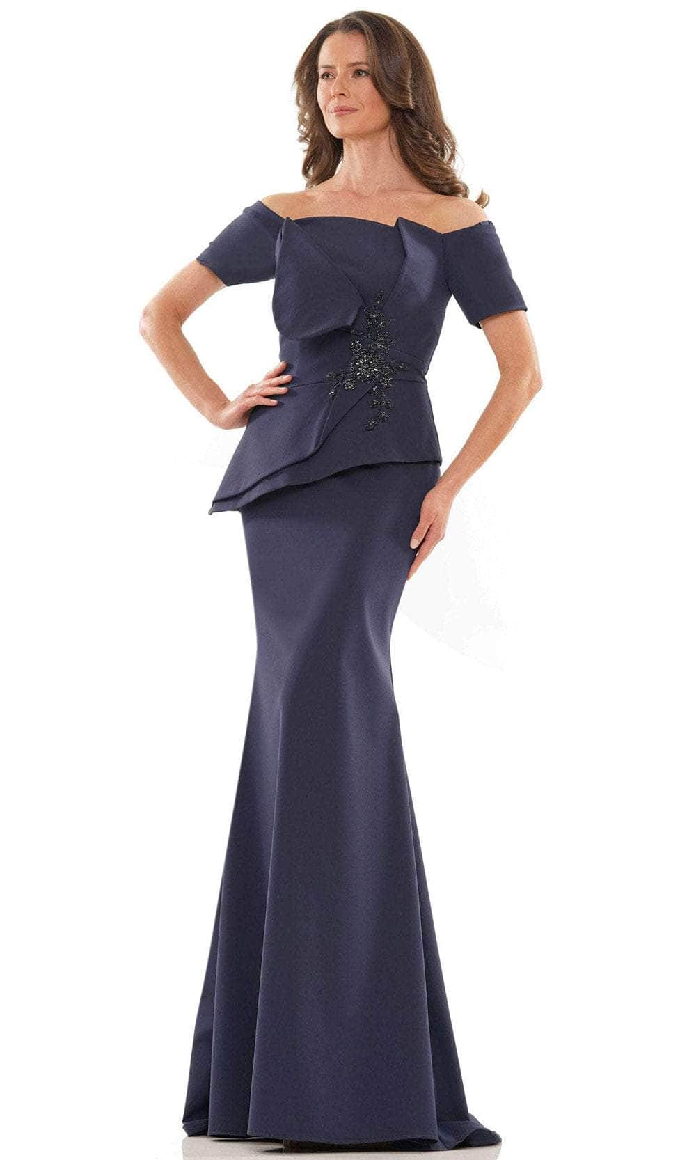 Marsoni by Colors MV1163 - Off Shoulder Long Dress Special Occasion Dress