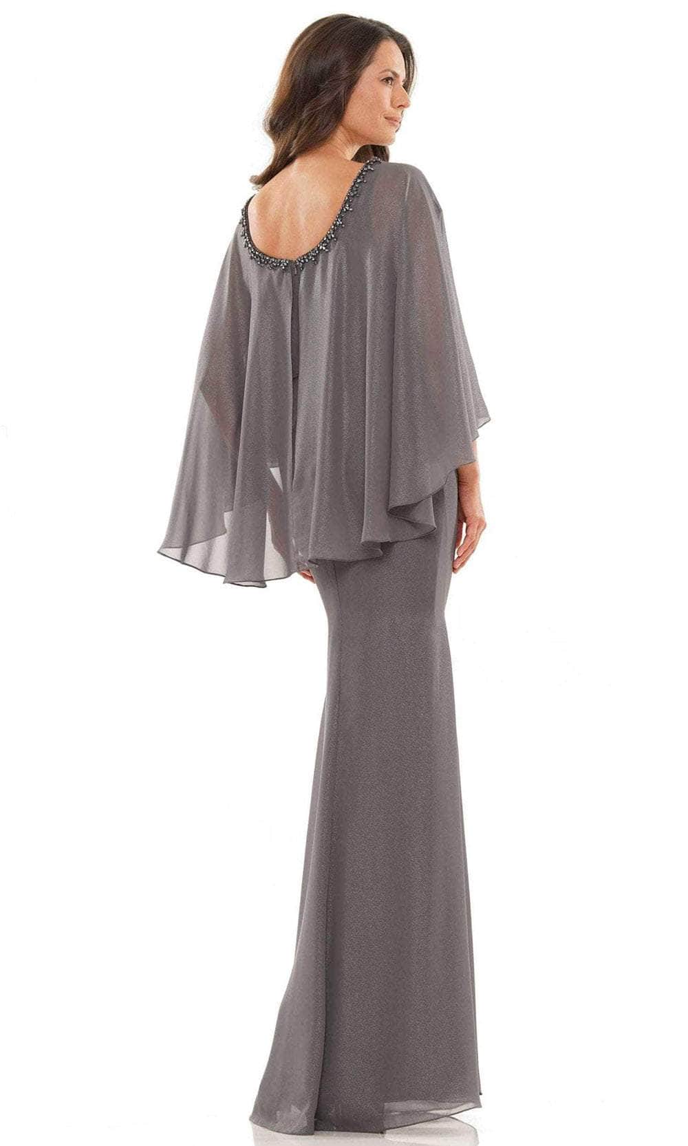 Marsoni by Colors MV1188 - Cape Drape Sheath Formal Dress Special Occasion Dress