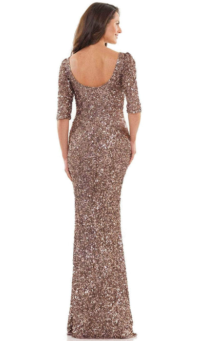 Marsoni by Colors MV1198 - Scoop Back Beaded Evening Dress Special Occasion Dress