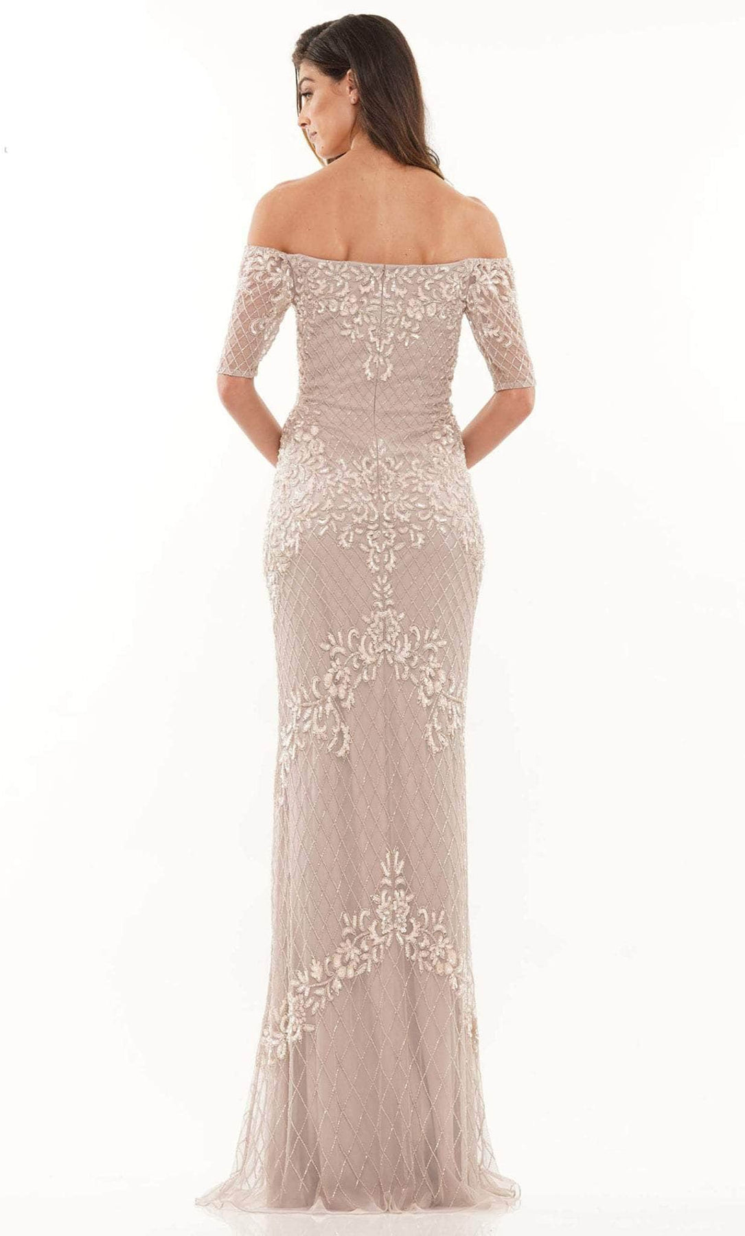 Marsoni by Colors MV1205 - Off-Shoulder Sweetheart Formal Dress Special Occasion Dress