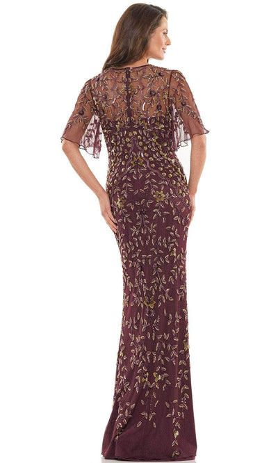 Marsoni by Colors MV1208 - Bell Sleeve Embellished Formal Gown Special Occasion Dress