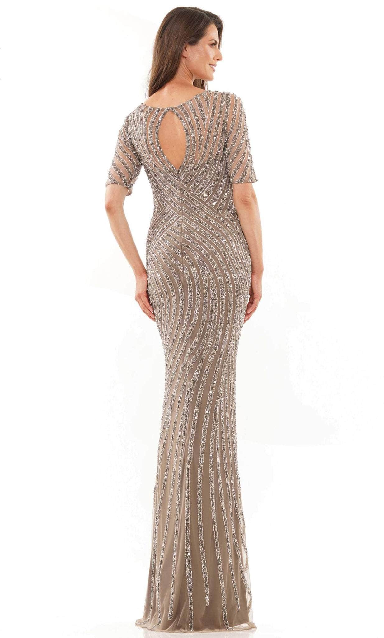 Marsoni by Colors MV1209 - Beaded Mesh Formal Dress Special Occasion Dress