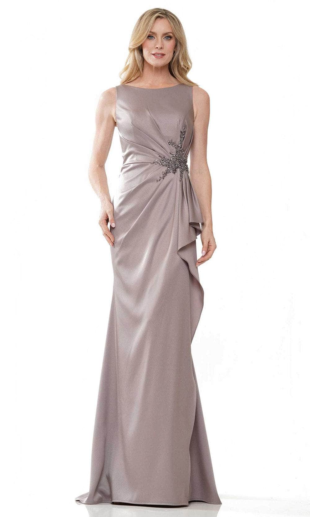 Marsoni by Colors MV1233 - Sleeveless Gown 10 / Taupe