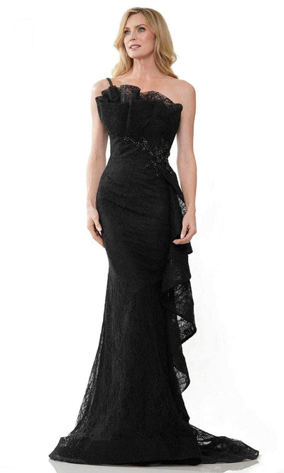 Marsoni by Colors MV1245 - Lace Gown 4 / Black