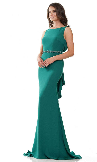 Marsoni by Colors MV1250 - Bateau Gown 4 / Emerald