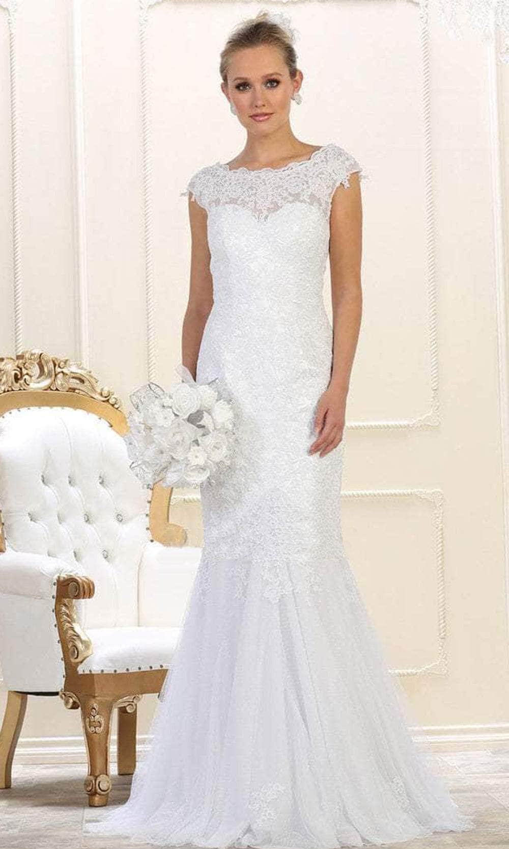 May Queen Bridal MQ1564B - Laced Mermaid Dress Bridal Dresses