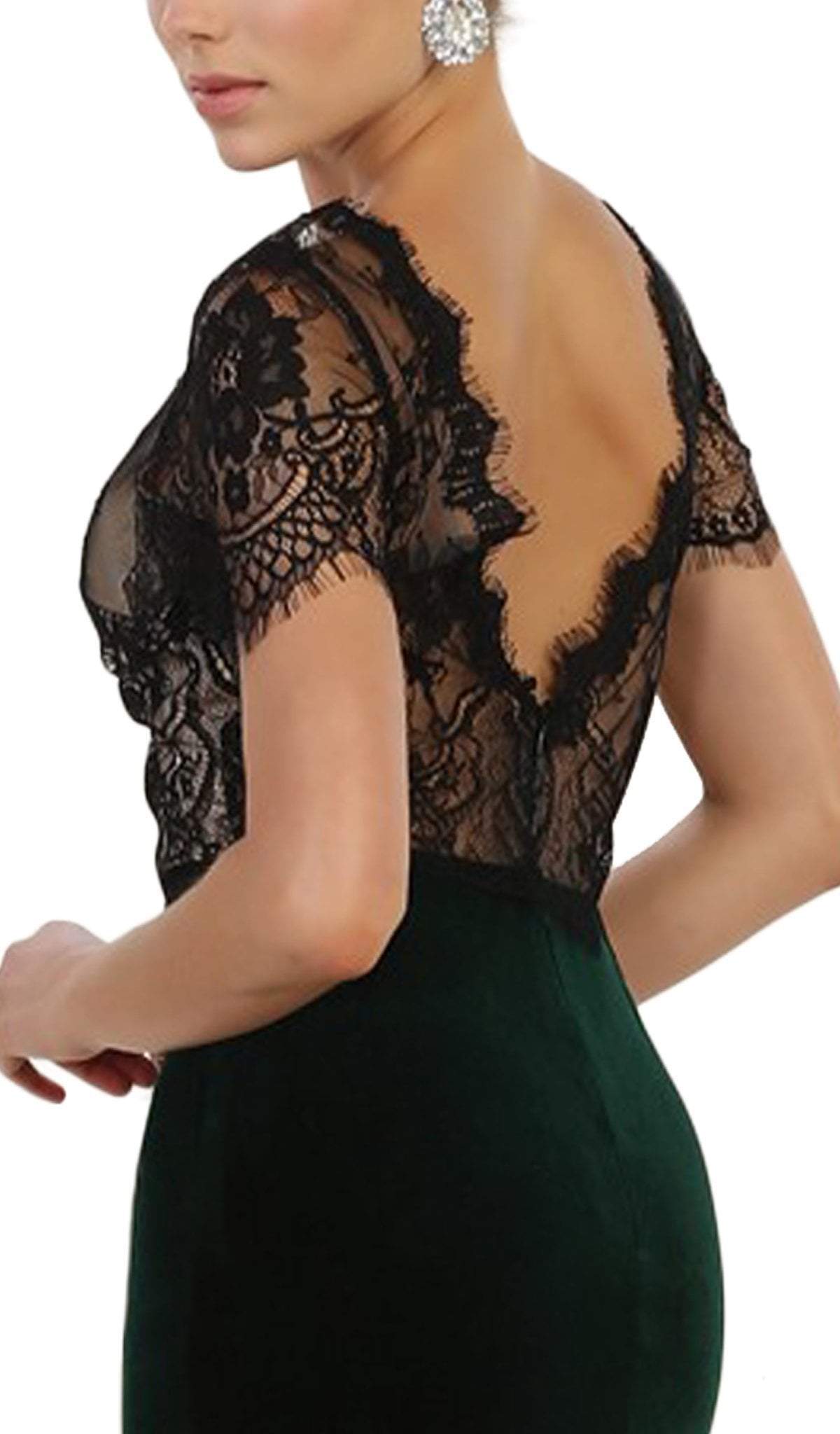 May Queen - Lace Bateau Sheath Evening Dress Special Occasion Dress