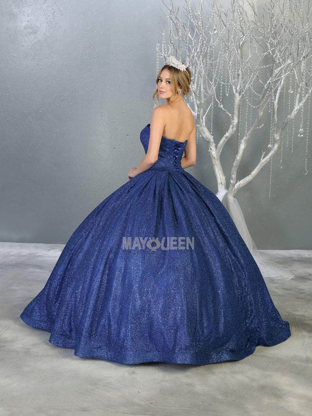 May Queen - LK138 Strapless Sweetheart Pleated Ballgown Quinceanera Dresses