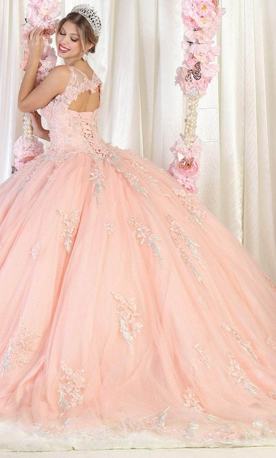 May Queen LK181 - Embroidered Tulle Quinceanera Ballgown Quinceanera Dresses