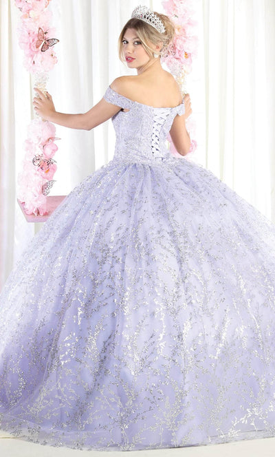 May Queen LK183 - Rosette Glitter Quinceanera Ballgown Quinceanera Dresses