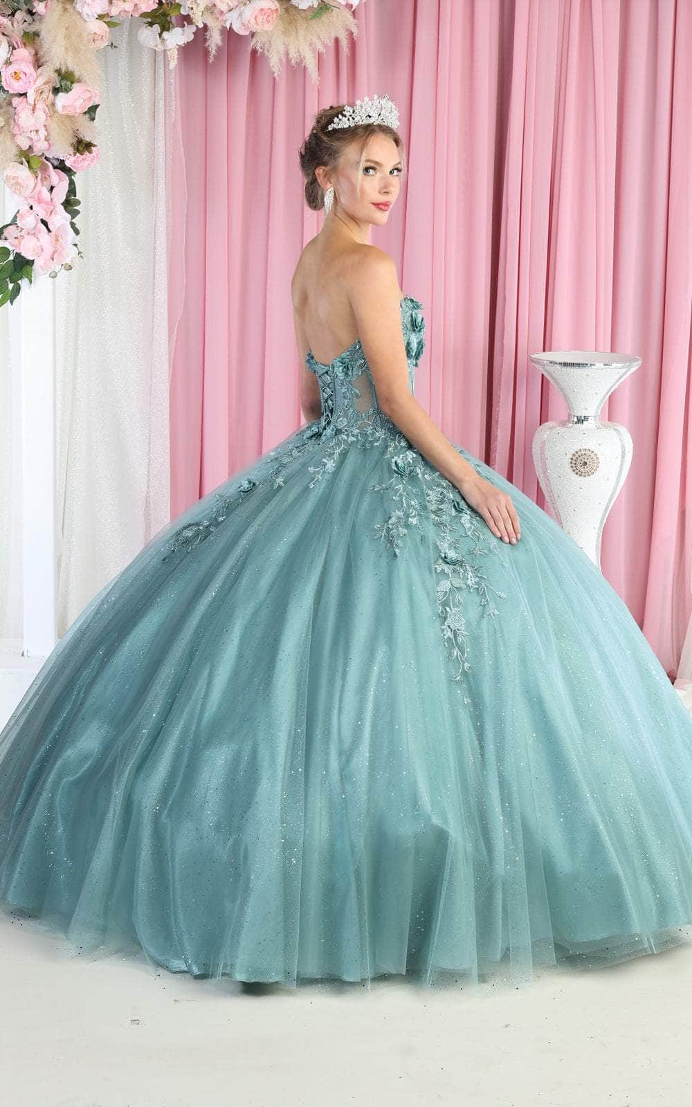 May Queen LK188 - Lace-Up Tie Corset Bodice Ballgown Ball Gowns 4 
