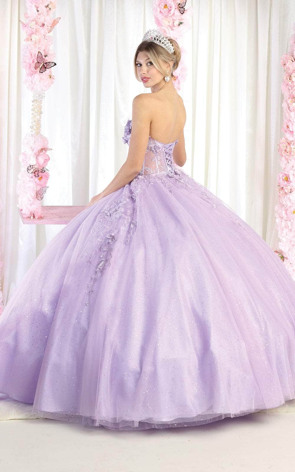May Queen LK188 - Lace-Up Tie Corset Bodice Ballgown Ball Gowns 4 