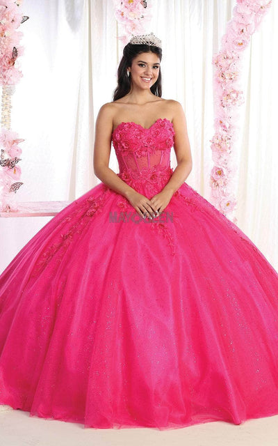 May Queen LK188 - Lace-Up Tie Corset Bodice Ballgown Ball Gowns 4 