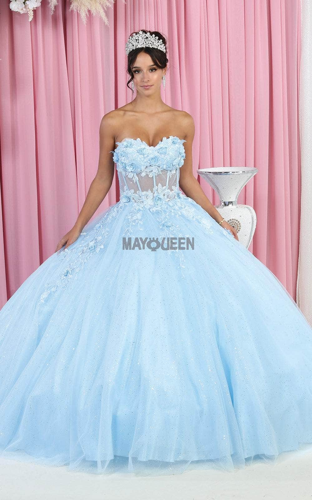 May Queen LK188 - Lace-Up Tie Corset Bodice Ballgown Ball Gowns 4 