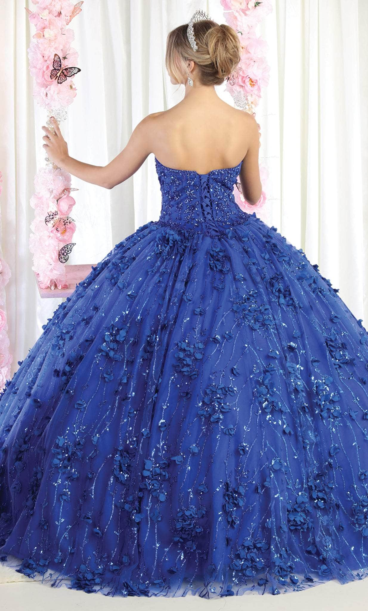 May Queen LK190 - Strapless Quinceanera Ballgown Ball Gowns