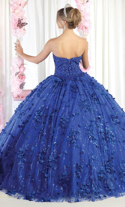 May Queen LK190 - Strapless Quinceanera Ballgown Ball Gowns