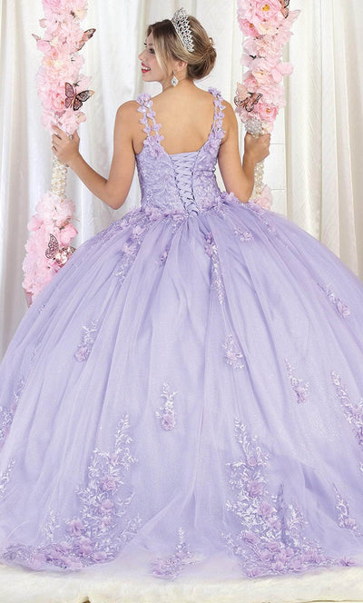 May Queen LK195 - Floral Quinceanera Ballgown Ball Gowns