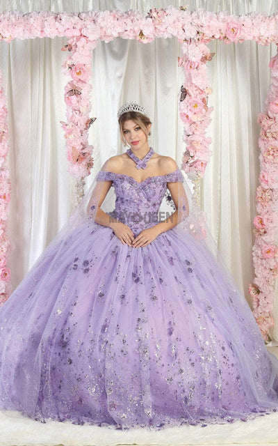 May Queen LK202 - Quinceanera Gown with Choker Necklace Special Occasion Dress