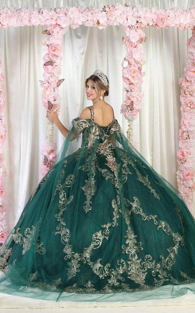 May Queen LK210 - Cold Shoulder Embellished Quinceanera Dress Special Occasion Dress