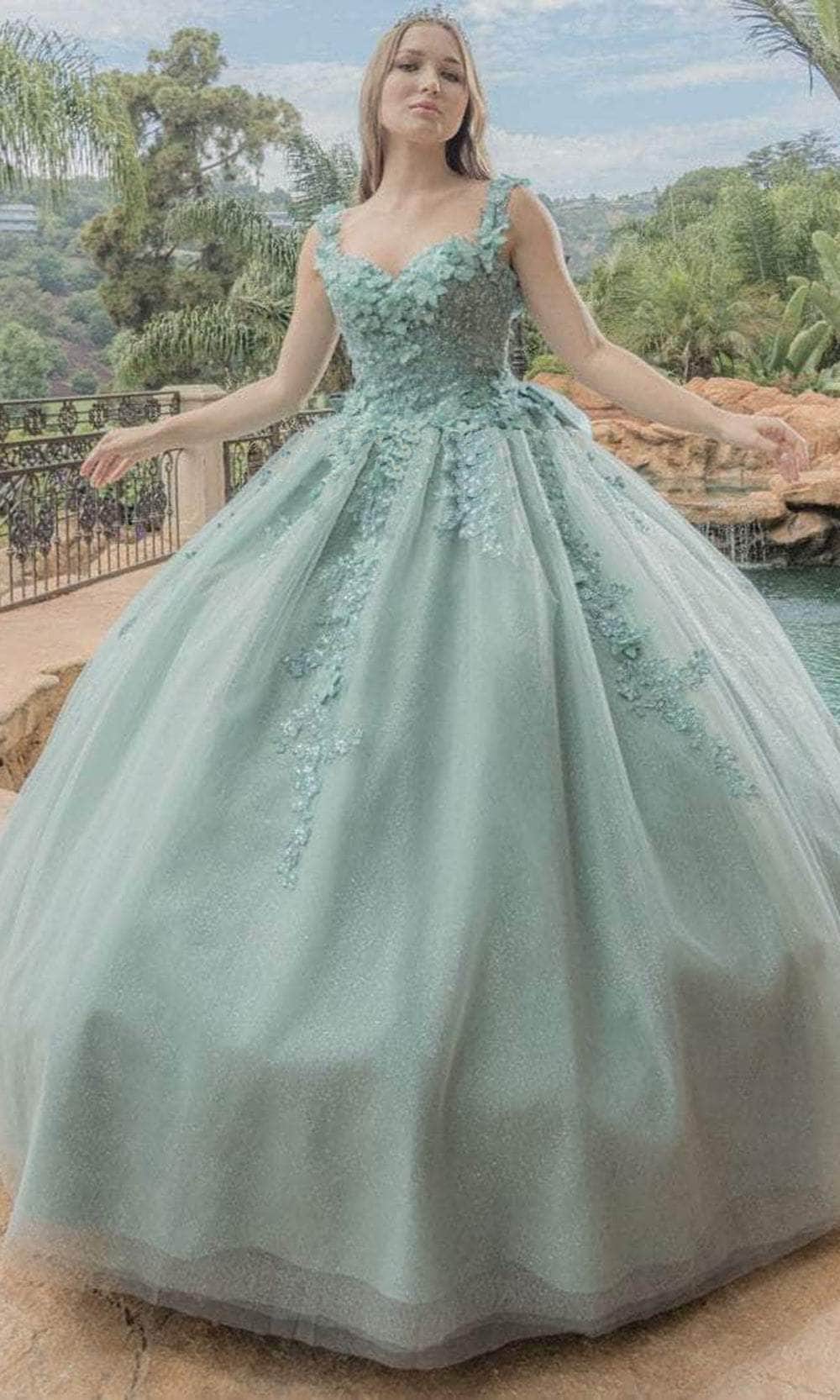 May Queen LK235 - Embroidered Gown