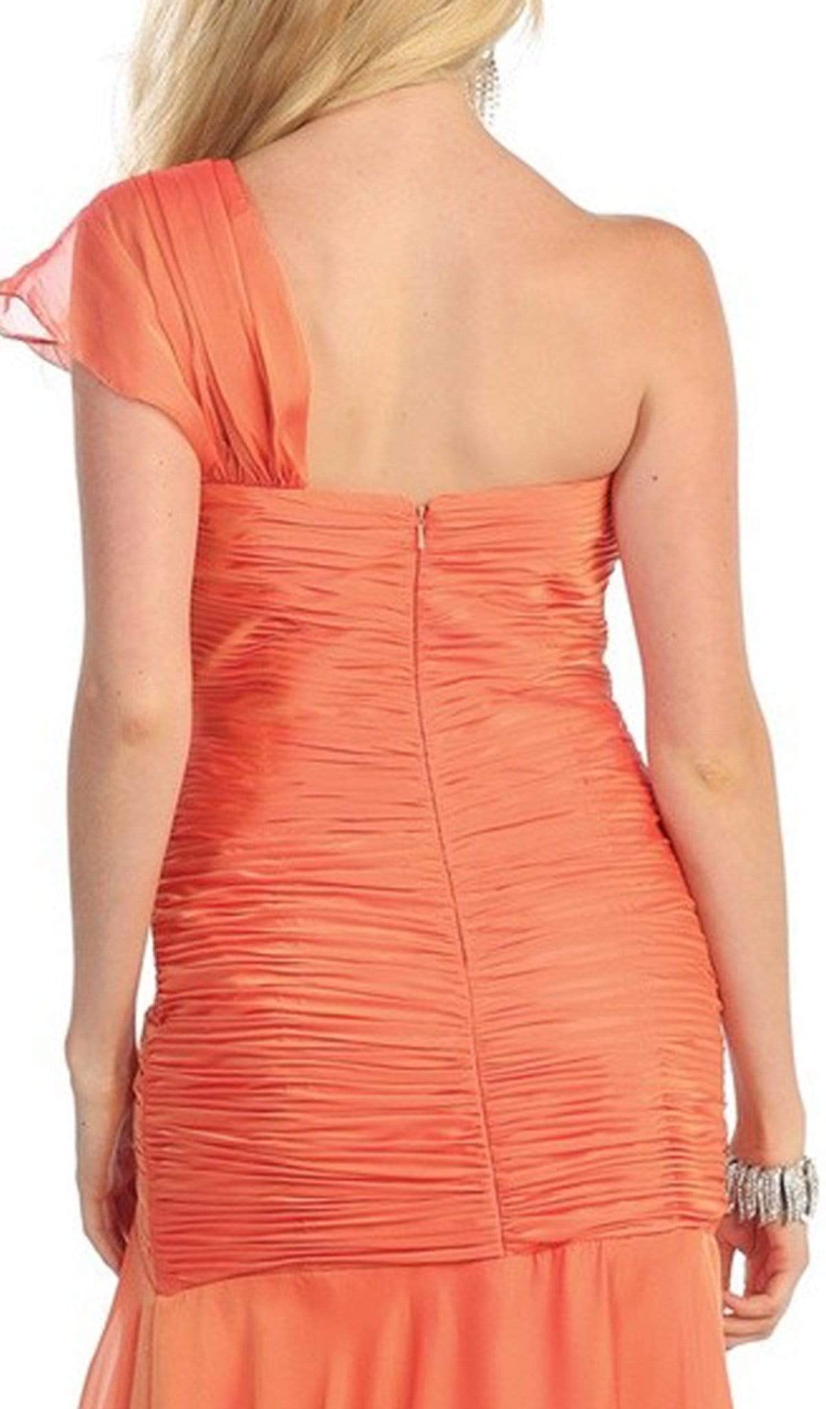 May Queen - MQ-1013 Ruched Sweetheart A-line Evening Dress Special Occasion Dress