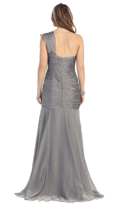 May Queen - MQ-1013 Ruched Sweetheart A-line Evening Dress Special Occasion Dress