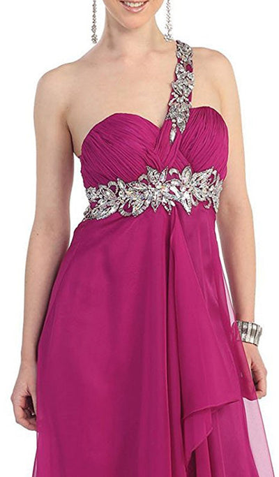 May Queen - MQ1028 Ornate Strap Ruched Sweetheart A-line Prom Dress Special Occasion Dress