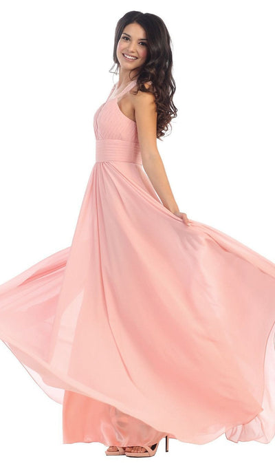May Queen - MQ1275B Pleated Sweetheart A-line Evening Dress Special Occasion Dress