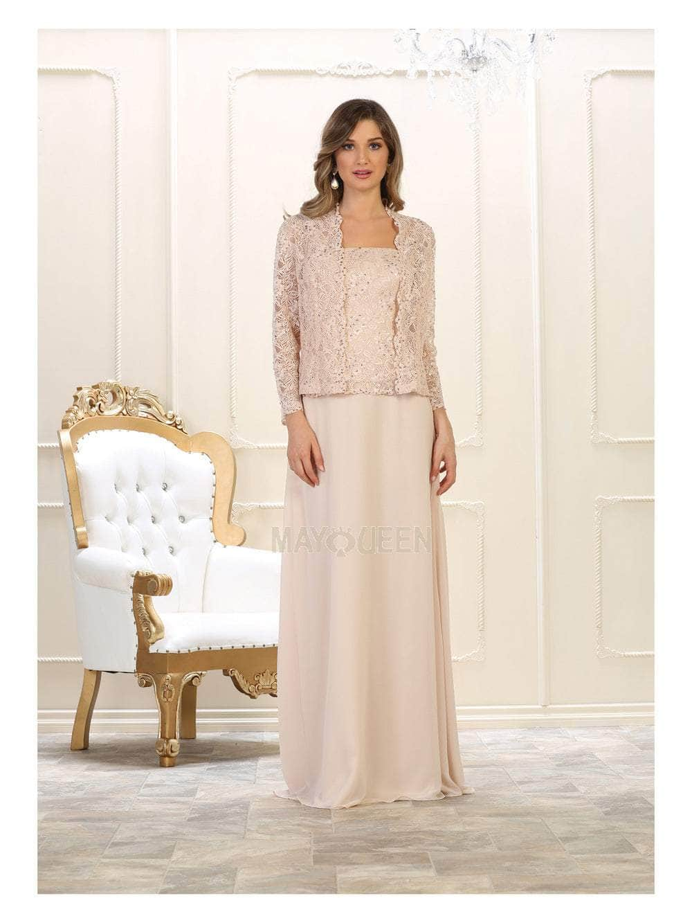 May Queen MQ1554B - Three Piece Formal Evening Set Special Occasion Dress