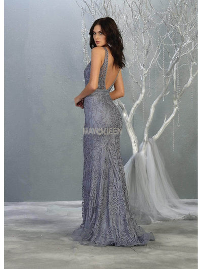 May Queen MQ1758 - Soutache Detailed Evening Gown Evening Dresses 14 /Ivory