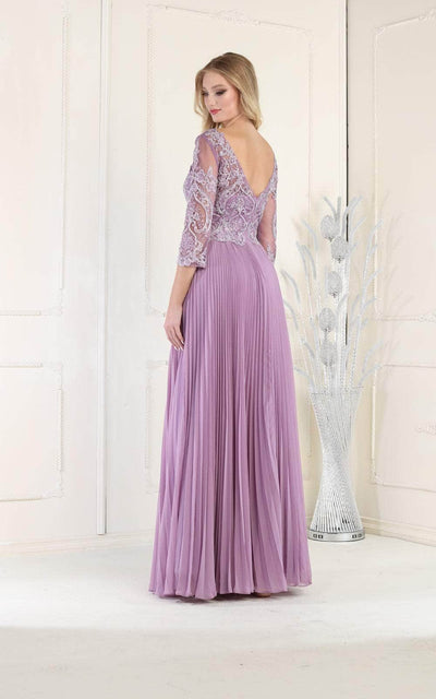 May Queen MQ1980 - Pleated Gown