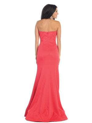 May Queen - RQ7305 Fitted Sweetheart Trumpet Gown Prom Dresses