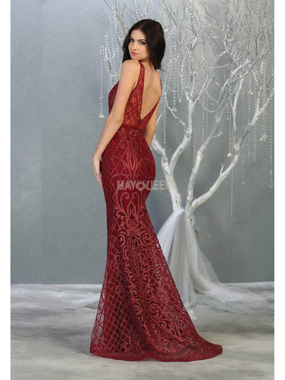 May Queen RQ7844 - Embellished Sleeveless Evening Dress Special Occasion Dress