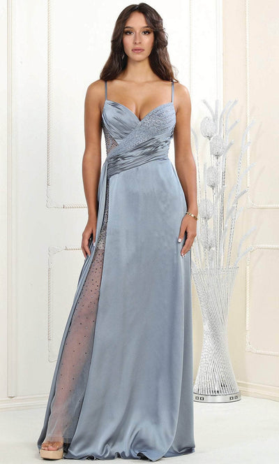 May Queen RQ7965 - Embellished Sweetheart Long Dress Evening Dresses