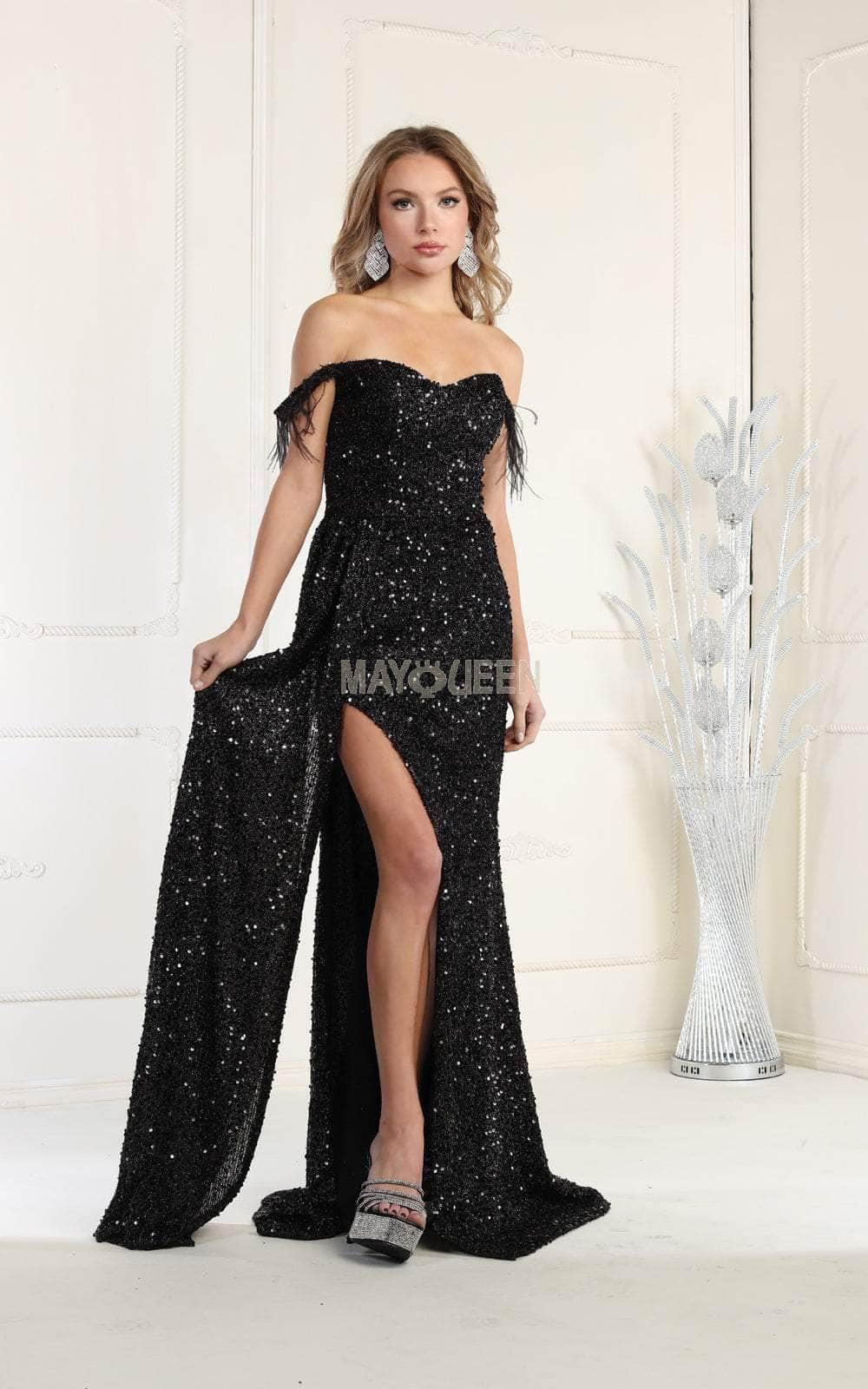 May Queen RQ7988 - Sequin Dress